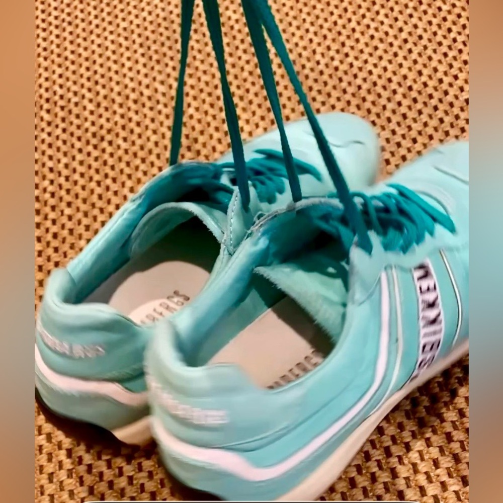 Bikkembergs Green Suede Sneakers for Women size 40. / 9 - Picture 16 of 17